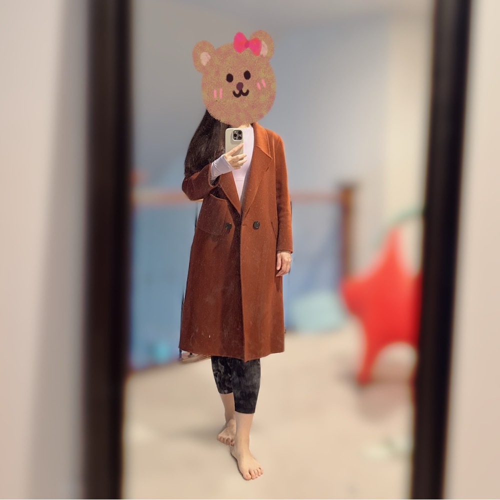Elegant Wool/cashmere coat
